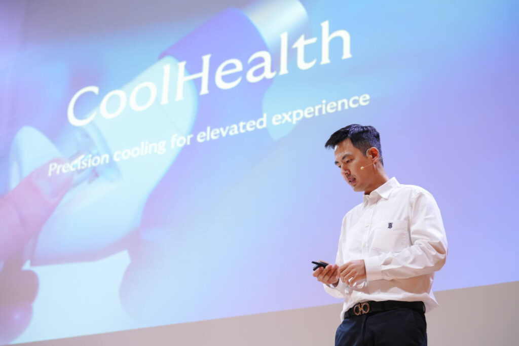 Dr. Gun-ho Kim (Founder and CEO of RecensMedical) ที่ให้เกียรติมาเป็น Speaker ในงาน Exploring the Secrets of Skin Quality With Target Cool ซึ่งจัดขึ้นเมื่อวันที่ 14 กันยายน 2566 ที่ผ่านมา